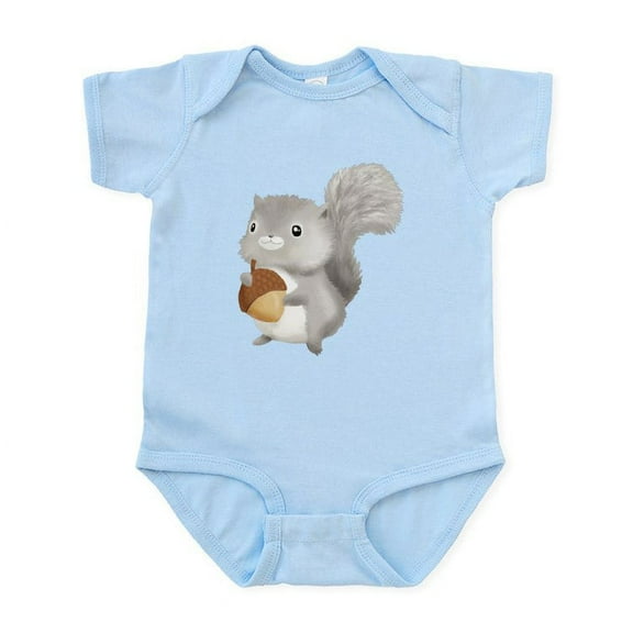 CafePress - Little Squirrel Infant Bodysuit - Baby Light Bodysuit, Size Newborn - 24 Months