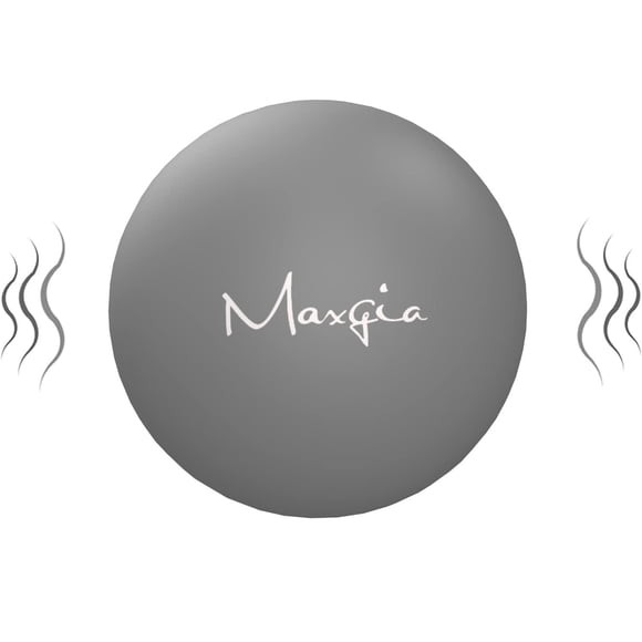 Bola de Masaje Vibradora de 5 Velocidades Yoga Gris con Rodillo para Tejido Profundo