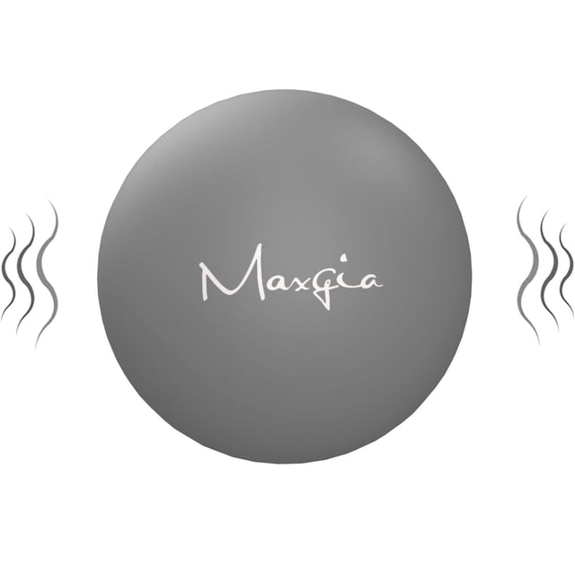 Bola de Masaje Vibradora de 5 Velocidades Yoga Gris con Rodillo para Tejido Profundo