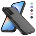 thumbnail image 1 of For Samsung Galaxy A34 5G Case ,Sturdy Phone Case for Galaxy A34 5G 6.6 inch ,Takfox Shockproof Protection Heavy Duty Armor Hard Plastic & Rubber Rugged Bumper 2-in-1 Case Cover (Black), 1 of 11