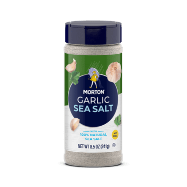 Morton Salt Garlic Sea Salt, 8.5 oz