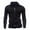 Black, variant on IROINNID Men's Hoodie Long Sleeve Solid Color Loose Fall Jacket Sweater Jacket