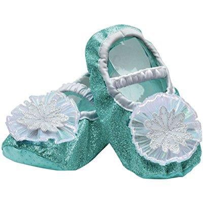 disguise elsa toddler slippers costume, one size (upto size 6)