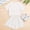 White1, variant on Girl Outfits Solid Color Short Sleeve Crew Neck Top With Elastic Waist Shorts 2 Pcs Girls' Clothing Sets Sky Blue Size 4-5 Y