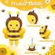 thumbnail image 4 of Juguetes de peluche Hydren Mini con forma de abeja de peluche, 12 cm, 24 unidades, 4 of 7
