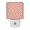 Red, variant on Four Petal Floral Tiles LED Night Light, Vintage Gray Curved Lattice Lines Night Lights plug into Wall with Smart Sensor Dusk to Dawn Sensor for Nursery Bedroom 2.95x4.5in