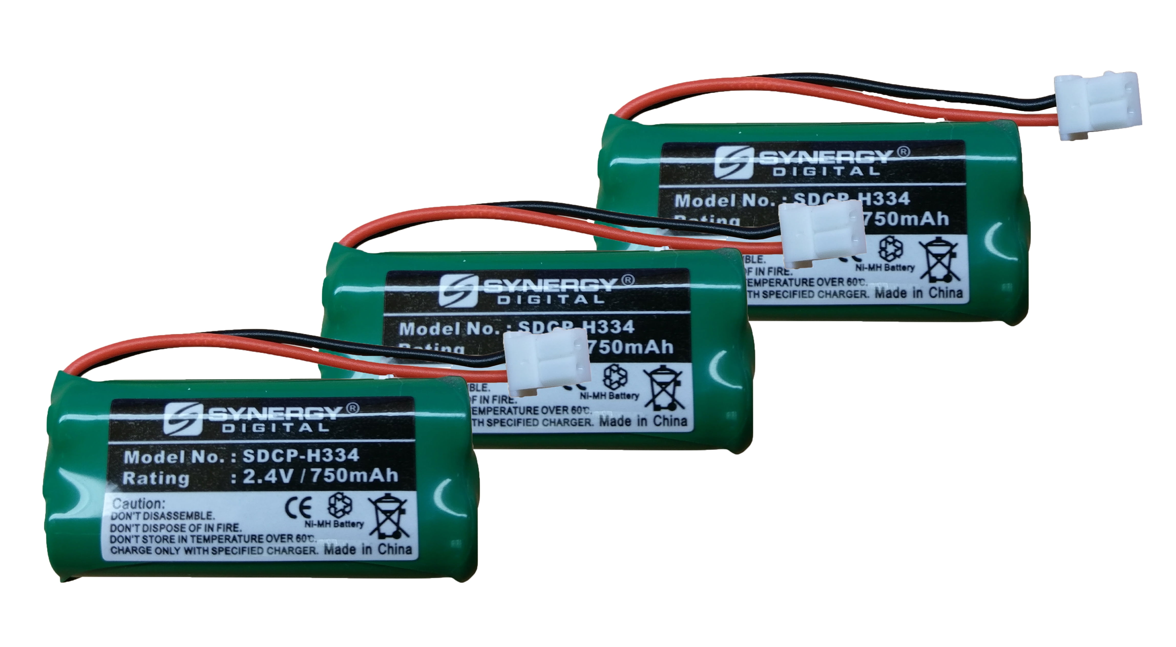 Synergy Digital Cordless Phone Batteries, Works with AT&T TL92320 Cordless Phone, (NiMH, 2.4V
