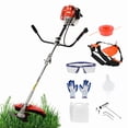 thumbnail image 2 of Seipouy 52cc Gas Grass Trimmer, 2 in 1 Petrol Weed Eater, 2-Stroke Weed Whacker Cordless, Backpack Brush Trimmer Garden Tools, 2 of 10