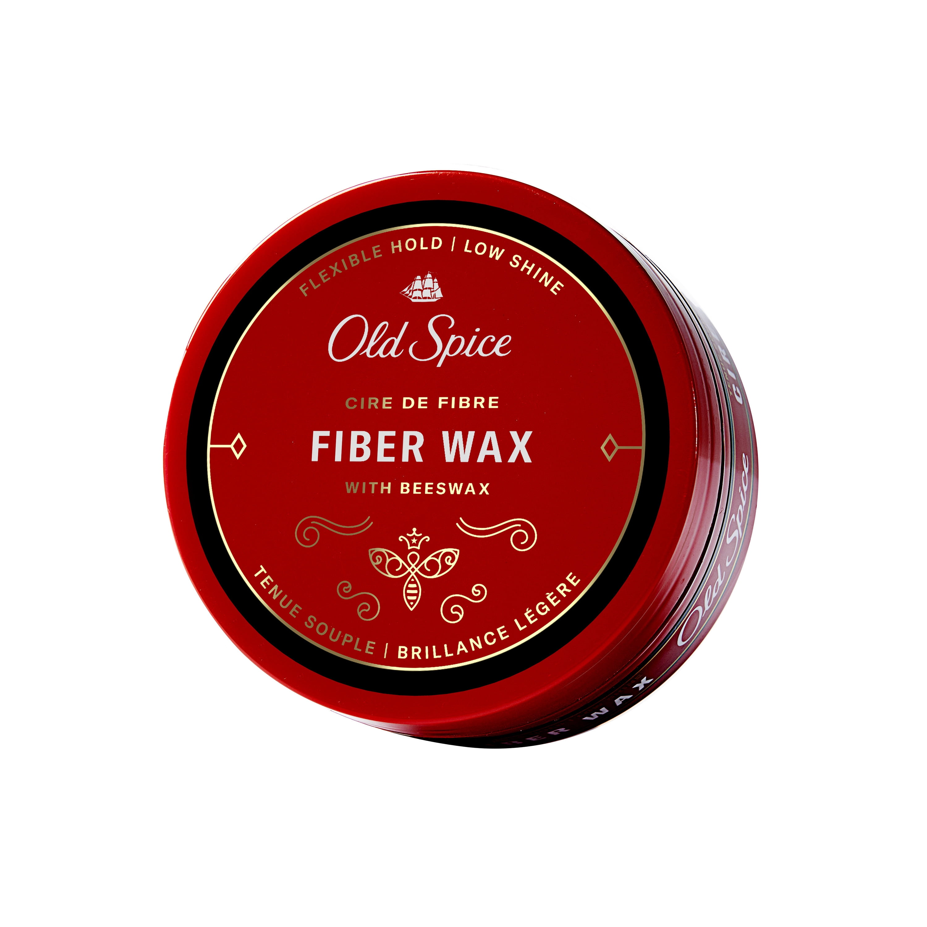 Old Spice Hair Styling Fiber Wax for Men, Flexible Hold, 2.22 oz