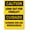 Warning Sign 3, variant on Bilingual Notice Vendors and Visitors Must Register 8"x12" Metal Tin Sign, Specialty Bilingual/Spanish No.6856, Facility Sign