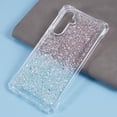 thumbnail image 3 of For Samsung Galaxy S24+ Case TPU+Acrylic Gradient 4 Corner Anti-fall Phone Cover - Pink+Green, 3 of 5