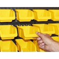 thumbnail image 3 of WallPeg Tool Board Accessories Plastic Pegboard Bins – Yellow Pegboard Bins 10 ea, 3 of 6