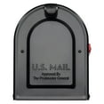 thumbnail image 2 of Architectural Mailboxes® Red MB1 Post Mount Mailbox with Silver Flag, 2 of 9