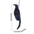 thumbnail image 3 of Get Rid Of Crow 1 Pack Realistic Hanging Crow Bird Scarer | Lifelike Full Bodied Plastice Accessory Bird For Pestt Control And Outdoor Gar, 3 of 4