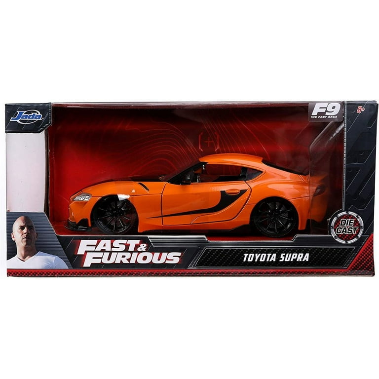 Jada Toys Han's 2020 Toyota Supra Diecast Model Toy Car, Orange, 1