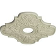 thumbnail image 3 of Ekena Millwork 17 3/4"OD x 3 1/8"ID x 1"P Peralta Ceiling Medallion (Fits Canopies up to 4 5/8"), Hand-Painted Clear Yellow, 3 of 6