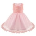 thumbnail image 1 of Alvivi Baby Girls Floral Lace Princess Dress Formal Pageant Gown 3-24 Months, 1 of 7