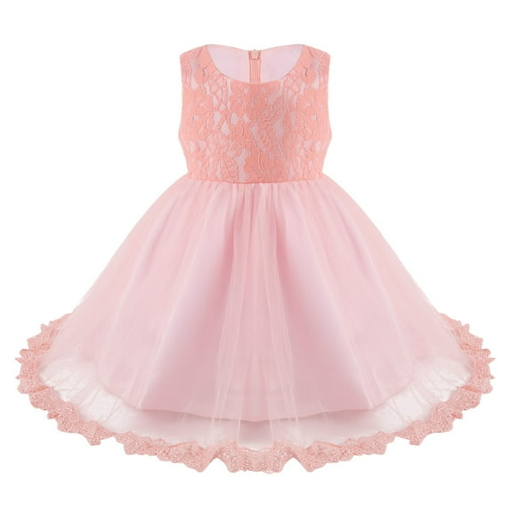 Alvivi Baby Girls Floral Lace Princess Dress Formal Pageant Gown 3-24 Months