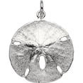 thumbnail image 1 of Jewels By Lux Sterling Silver Sand Dollar Pendant, 1 of 1