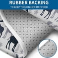 thumbnail image 4 of Gray Christmas Moose and Tree Pattern Bathroom Rugs Sets 3 Piece,Toilet Cover Set,Absorbent Non Slip Bathroom Mats Sets with U-Shaped Contour Rug Toilet Rug Set, 4 of 5