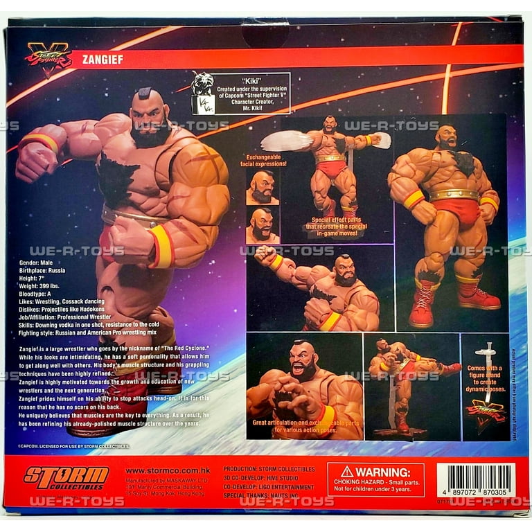 Street Fighter V Zangief Action Figure Storm Collectibles 71701