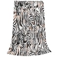 thumbnail image 2 of Pofeuu Leopard And Zebra Print Ultra-Soft Micro Fleece Blanket,for Bed Or Sofa,All Season Throw Blankets Flannel Blanket-60"x50", 2 of 7