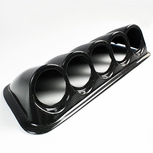 Modifystreet Universal Fit Carbon Fiber 2.36"/60mm 5 Holes Dashboard