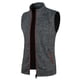 thumbnail image 3 of Chaleco con cremallera para hombre de otoño e invierno, suéter fino de terciopelo, cárdigan ajustado, chaleco con bolsillo y capucha para hombre, 3 of 5