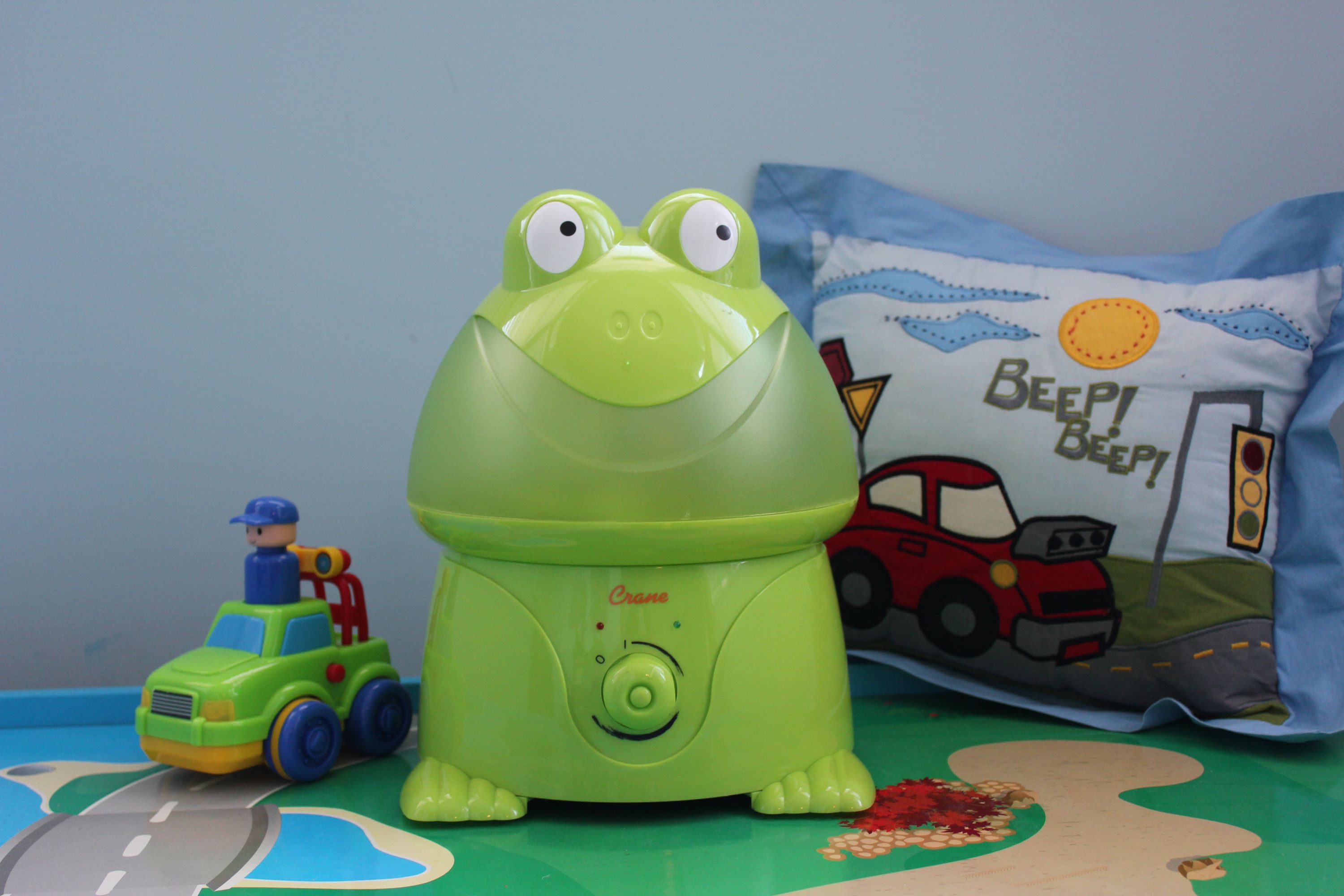 Crane USA Adorable Ultrasonic Cool Mist Humidifier, 1 Gallon, 500 Sq Ft Coverage, 24 Hour Run Time - Frog - image 5 of 7