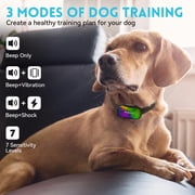 Digipettor Rechargeable Puppy Collar, Anti-Barking with 7 Levels, Waterproof, for Small to Large Dogs