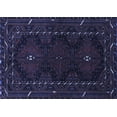 thumbnail image 1 of Ahgly Company Machine Washable Indoor Rectangle Persian Blue Traditional Area Rugs, 2' x 4', 1 of 4