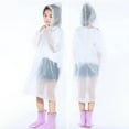 thumbnail image 1 of Raincoat for Kids, EVA Kids Rain Coats Reusable Rain Poncho Jacket for Boys and Girls, 1 of 10