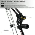 thumbnail image 4 of Archery Ready to Hunt Compound Bow Package for Adults and Teens,25"-31" Draw Length，0-70 Lbs Draw Weight ,up to IBO 320 fps，Lightweight Design Bow ,Fully Adjustable, 4 of 9