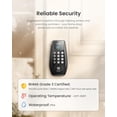 thumbnail image 6 of DESLOC C100 Black to School Smart Door Lock with Touchscreen, Keyless Entry Door Lock with 100 Fingerprints Storage, Keypad Deadbolt for Front Door, 12-Month Battery, Easy Installation-Black, 6 of 9