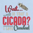 thumbnail image 2 of CafePress - Cicadas Wait Is That A Cicada Entomologist Insects - Baby Light Bodysuit, Size Newborn - 24 Months, 2 of 4
