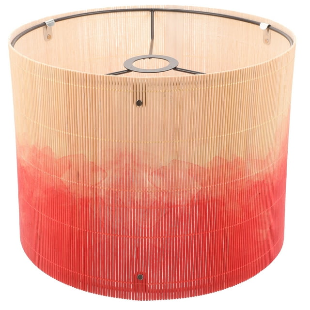 Lamp Shade Pendant Lamp Shade Bamboo Shade Decorative Lamp Cover for Home Restaurant(E27)