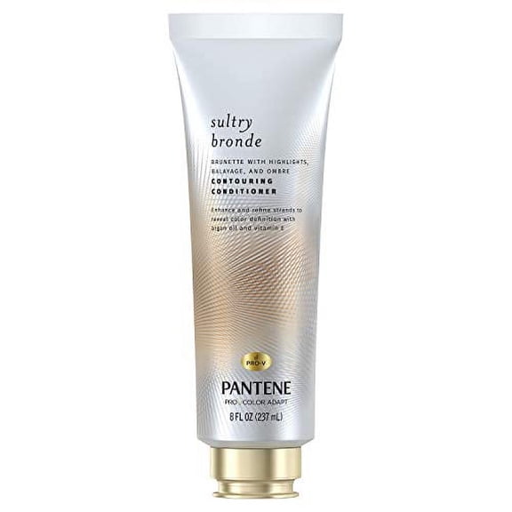 Pantene Sultry Bronde Contouring Conditioner for Color-Treated Hair, Paraben-Free, 8.0 fl oz