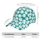 thumbnail image 2 of Fotbe Green Baseball Gorro Clásico de Béisbol, Gorra Ajustable con Broche Snapback, Gorro de Exterior de Algodón Suave, 2 of 6