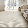 thumbnail image 1 of Boho Area Rug 5x7 Machine Washable Rugs for Living Room Non Slip Soft Carpet Geometric Jacquard Textured Carpet for Bedroom Dining Room Nursery Offic, 1 of 7