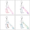 thumbnail image 1 of 4pcs Dinosaur Keychain Wallets for Mini Gifts Key Chains for Car Keys Keychain Bag Charms Dinosaur Pendant Keychain, 1 of 4