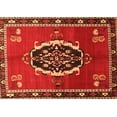 thumbnail image 1 of Ahgly Company Indoor Rectangle Medallion Orange Traditional Area Rugs, 5' x 8', 1 of 1