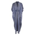 thumbnail image 3 of FcBaudy Maillots de Bain pour Femmes Maillot de Bain Grande Taille pour Femmes Robe de Plage Décontractée à Manches en V Imprimée, 3 of 5