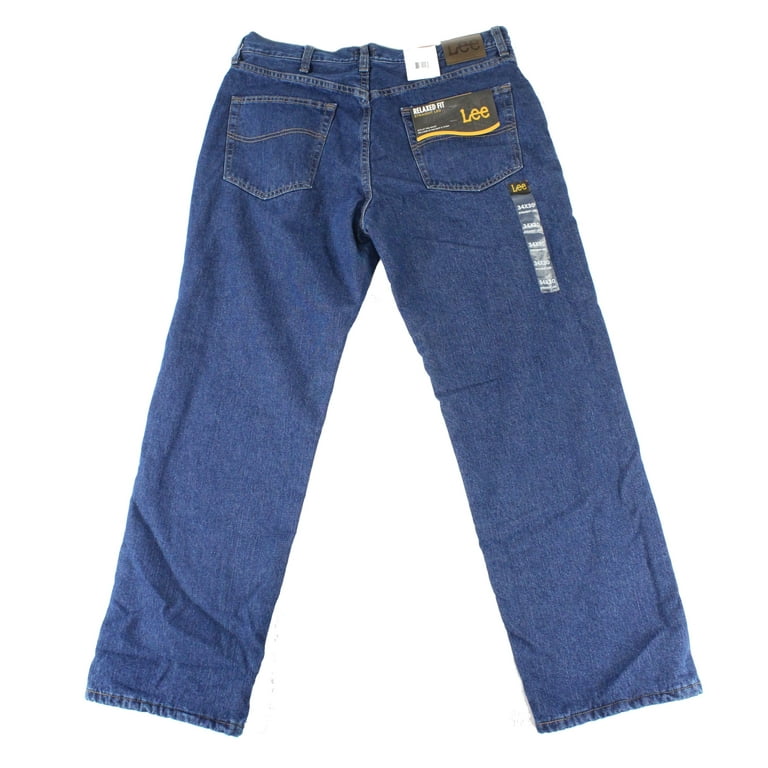 Men's flannel best sale lined jeans walmart