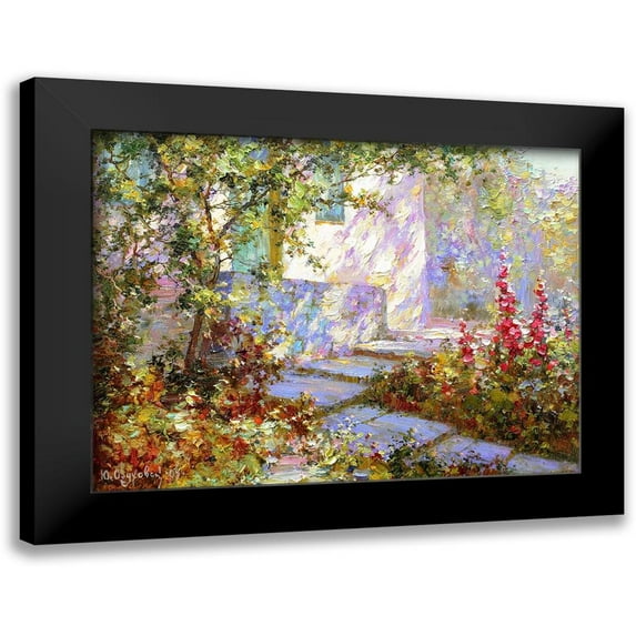 Obuchovsky, Yury 14x12 Black Modern Framed Museum Art Print Titled - Morning Light