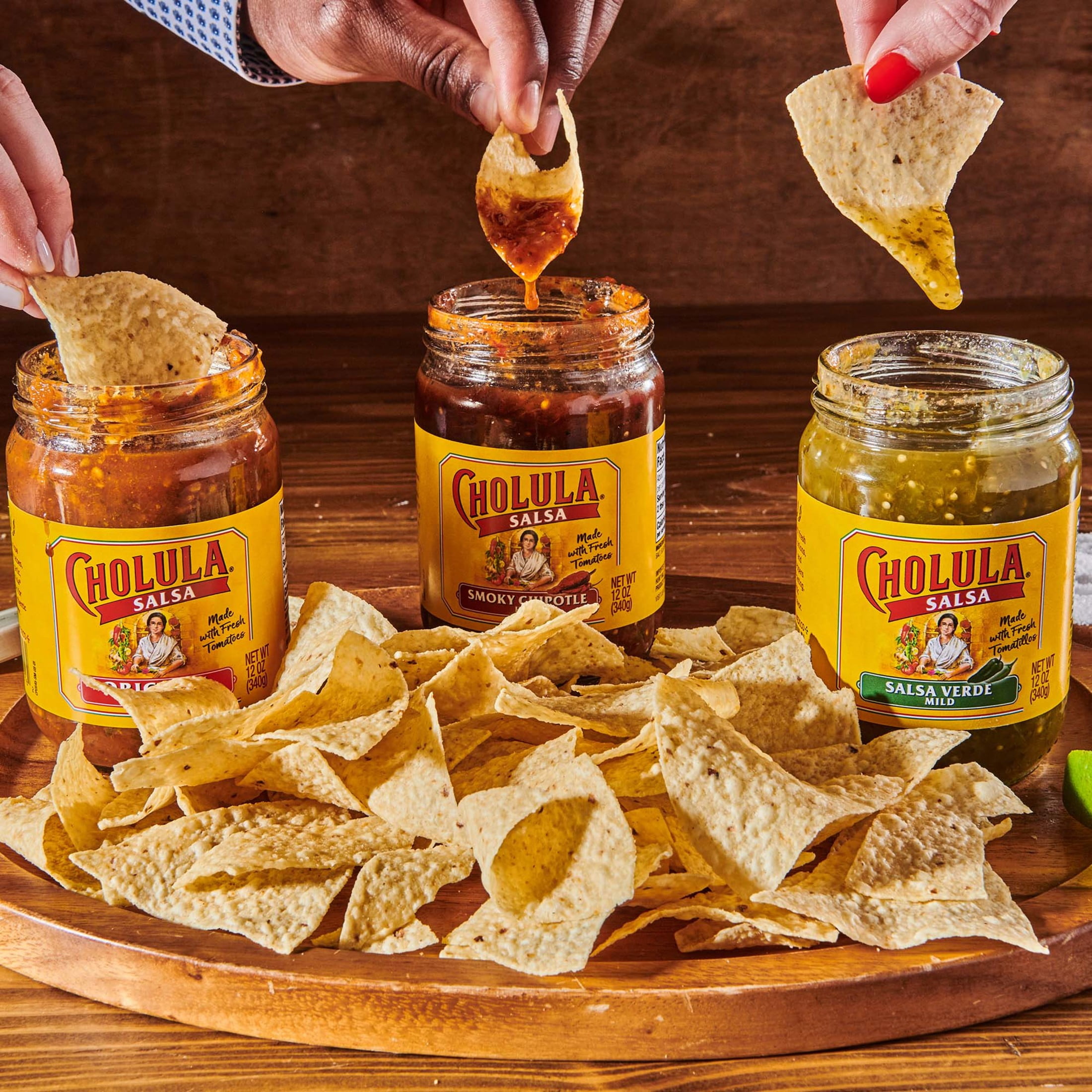 (6 pack) Cholula Salsa Verde - Mild Salsa, 12.0 oz Jar