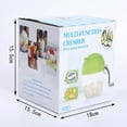thumbnail image 3 of Coofit Ice Cone Machine Plastic Ice Crusher Snow Cone Maker Ice Shaver for Home Kitchen, 3 of 10