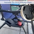 thumbnail image 2 of Juego de 2 portavasos para silla, bandeja duradera para silla Zero Gravity, silla reclinable de playa Zero Gravity con ranura para teléfono móvil, 2 of 5