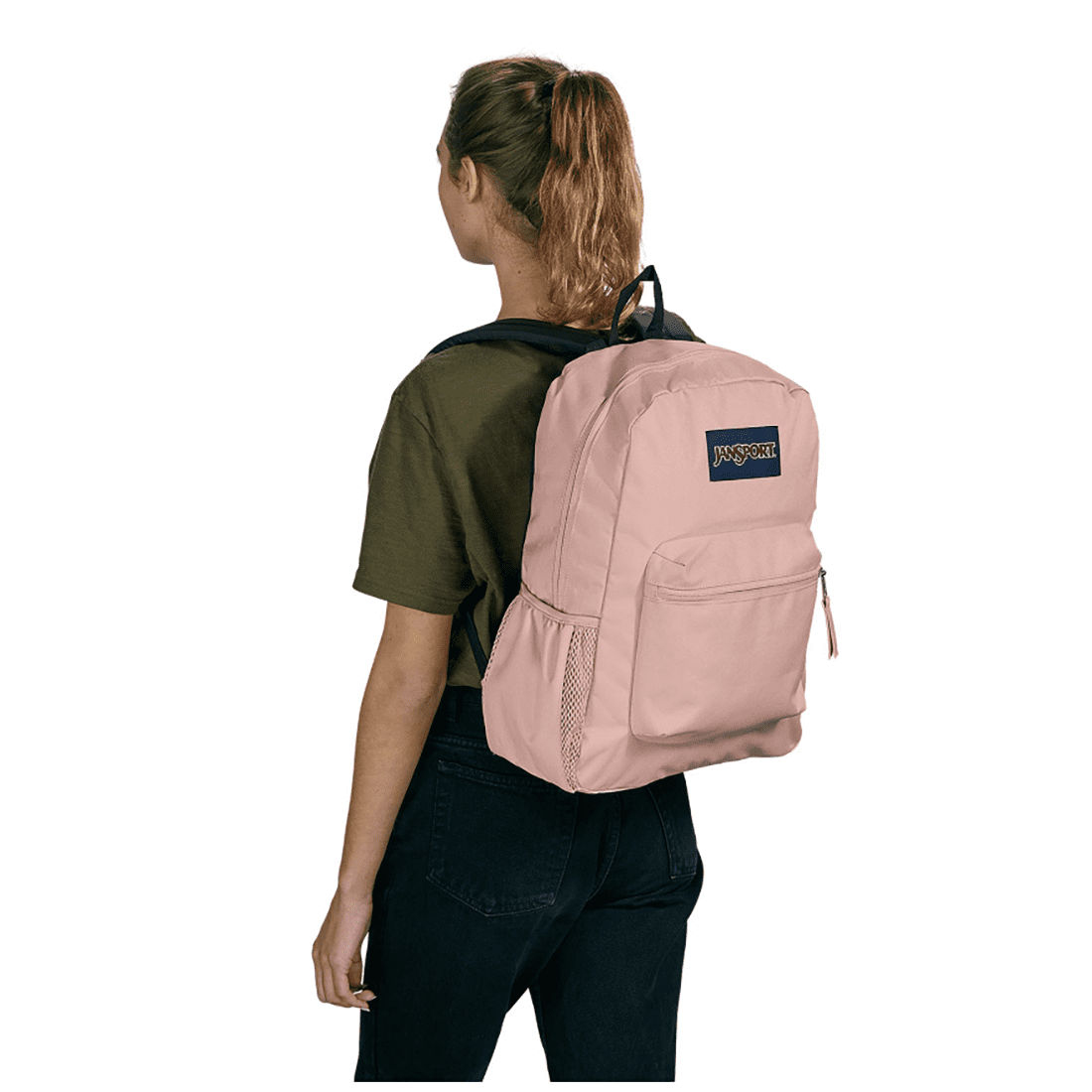 JanSport Backpack Cross Town Misty Rose Walmart