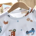 thumbnail image 6 of Baby Toddler Kids Pajamas Set Pjs 2pcs 18M-8Y for Boys Girls 6 9 12 18 24 Months Pajamas Dailywear Set Casual Homewear,12-18 Months, 6 of 6