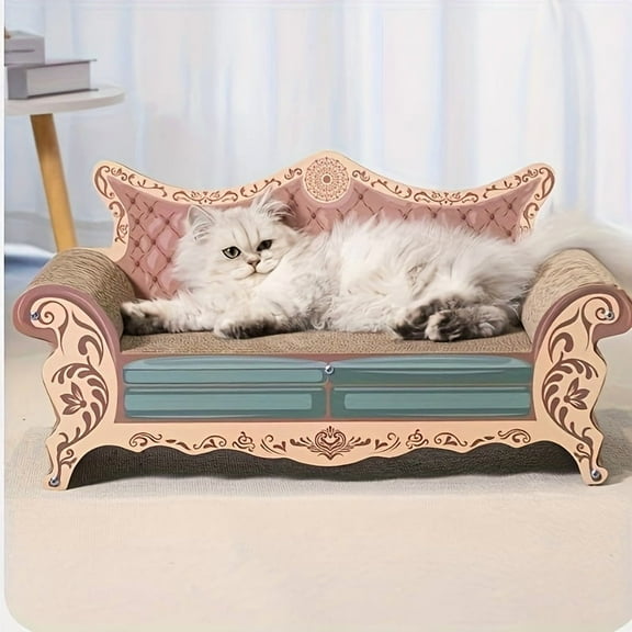 Funny Cat Scratching Board, Cat Nest, Combined Cat Bed & Lounger Scratcher
